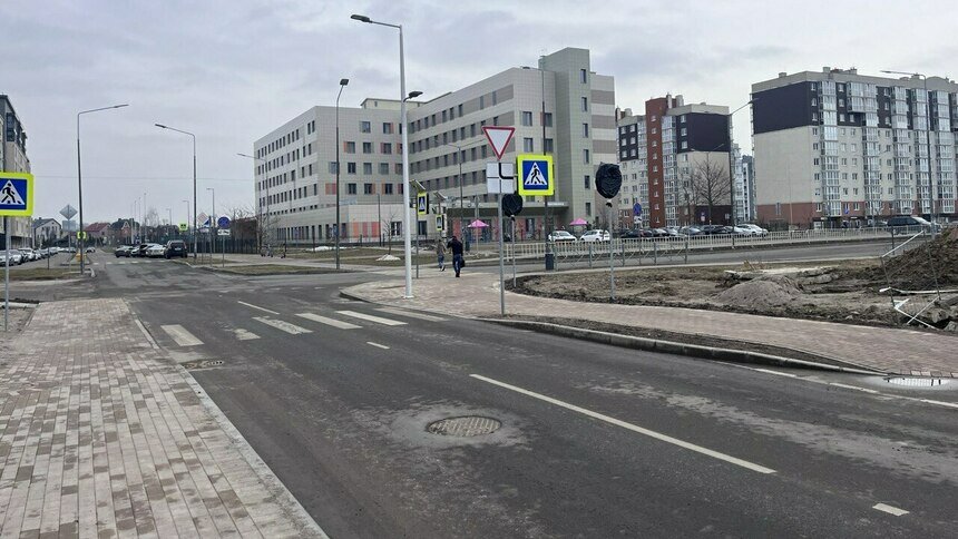 В Калининграде открыли движение по новой улице, которая соединила Челнокова с Согласия - Новости Калининграда | Фото: «Клопс»