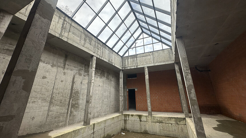 Этап строительства детского хосписа на октябрь 2025 года | Фото: сайт благотворительного центра "Верю в чудо"