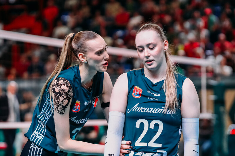 Моменты игры. | Фото: ВК «Локомотив»