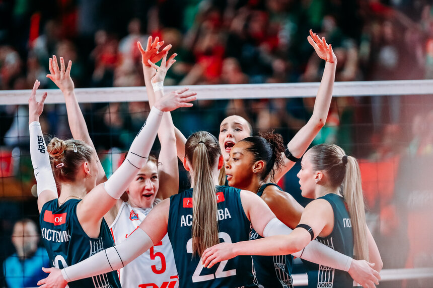 В третьем сете «Локомотив» смог собрать волю в кулак.  | Фото: ВК «Локомотив»