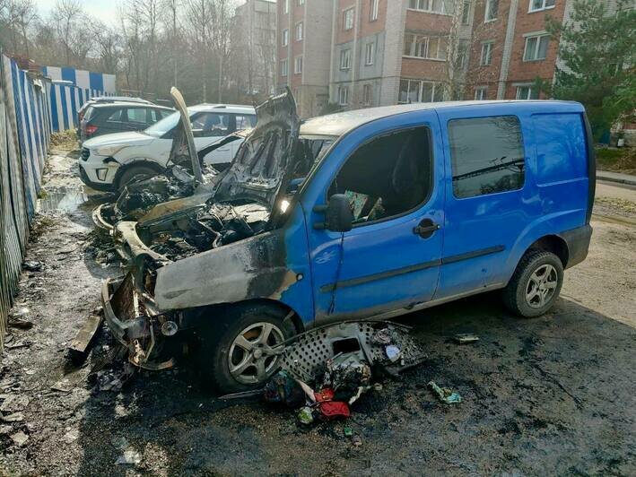 В Черняховске мужчина сжёг машины следователя и оперативника транспортной полиции (фото) - Новости Калининграда | Фото: СУ СК России по Калининградской области