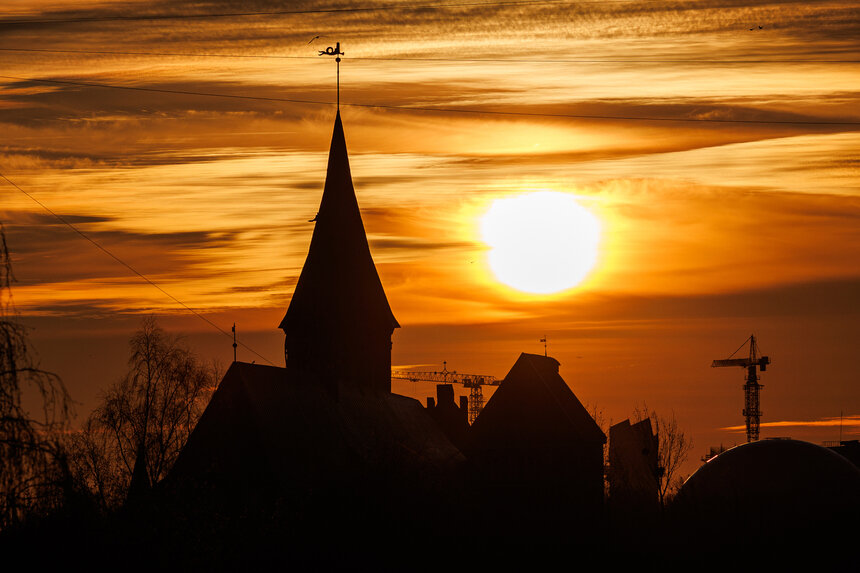 Закат в Калининграде | Фото: Александр Мелехов
