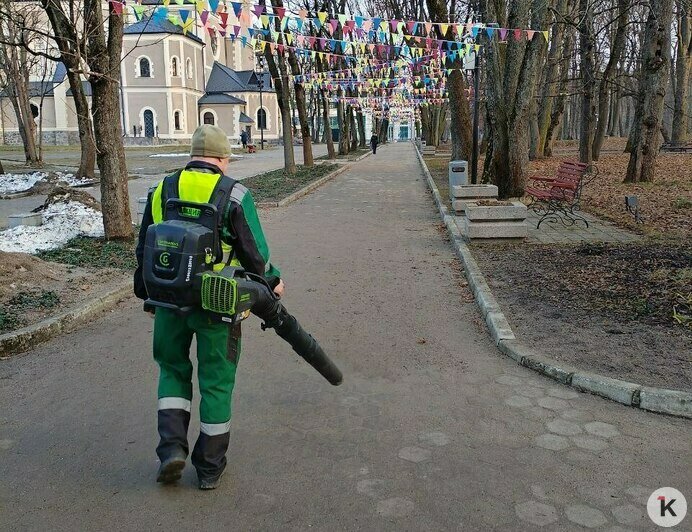 Из калининградских парков с начала марта вывезли около сотни тонн песка (фото)   - Новости Калининграда | Фото: Валерия Анисимова