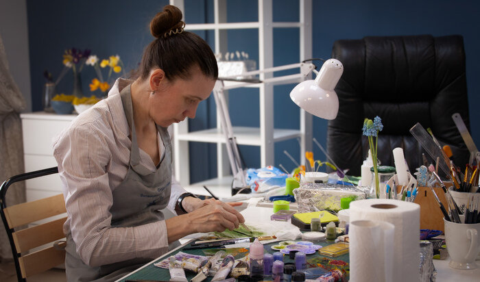 Мастер за работой. | Фото: Маргарита Юркова