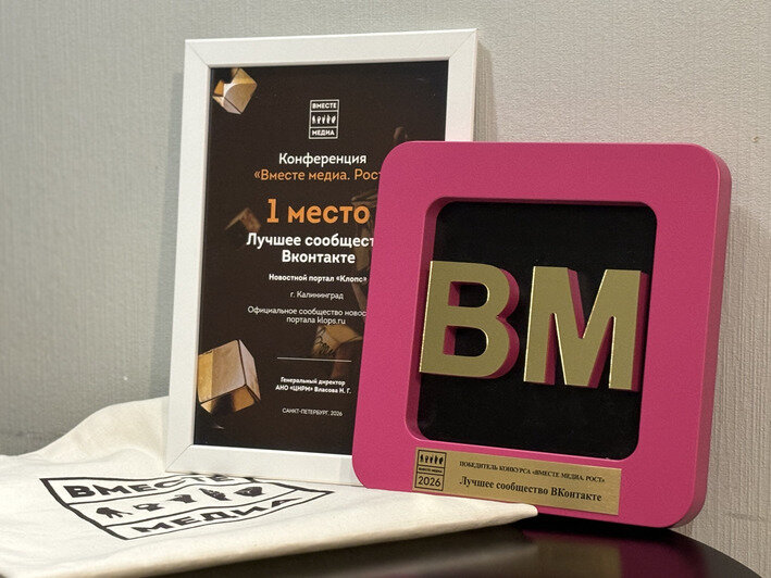 «Клопс» взял две награды престижного всероссийского конкурса «Вместе Медиа» - Новости Калининграда | Фото: «Клопс»