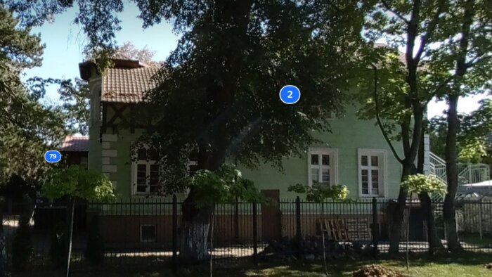 Вилла «мечта пролетария»: здание с садом на окраине Калининграда, где находится дом детского творчества, стало памятником - Новости Калининграда | Скриншот сервиса  «Яндекс.Карты»