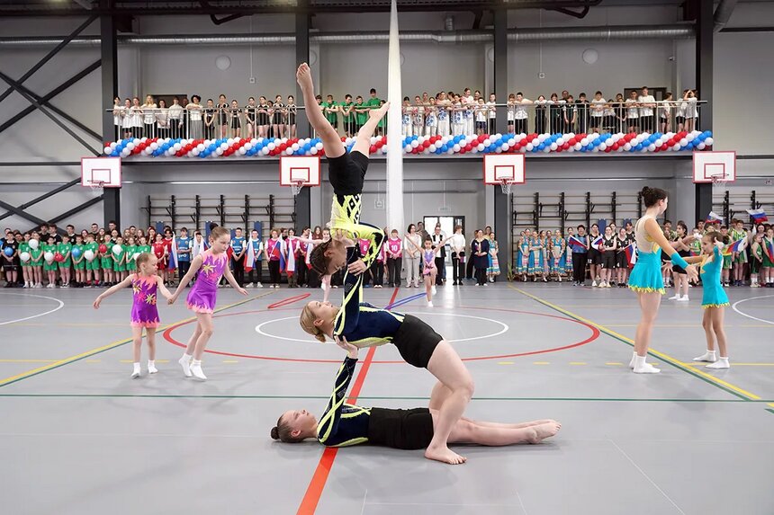 Торжественное открытие ФОКа в Славске состоялось 26 марта   | Фото: правительство Калининградской области