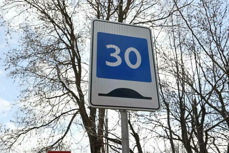 В Калининграде начали устанавливать свежую партию лежачих полицейских - Новости Калининграда | Фото: телеграм-канал Елены Дятловой