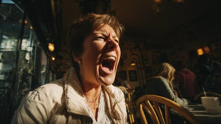 Калининградка разгромила прилавок в кафе восточной кухни, а хозяйке велела убираться в аул (видео)   - Новости Калининграда | Иллюстрация: «Клопс»