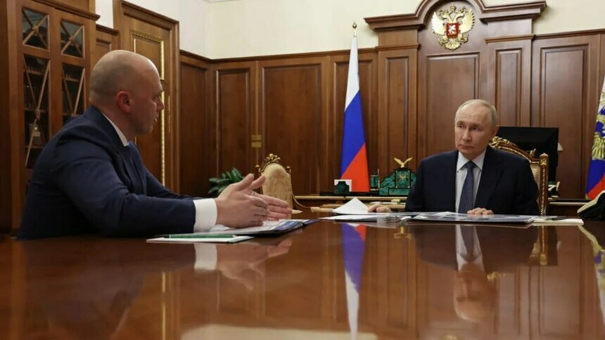 «Никогда морское сообщение так не развивалось»: Владимир Путин провёл встречу с губернатором Алексеем Беспрозванных   - Новости Калининграда | Фото: Официальный канал губернатора Калининградской области 