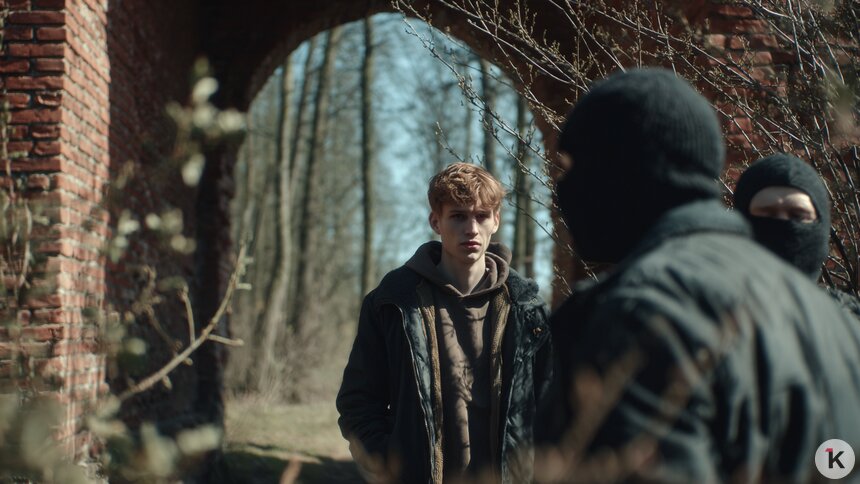 «Или ты идёшь с нами, или зальём перцовкой»: на старшеклассника у Королевских ворот напали неизвестные в балаклавах   - Новости Калининграда | Иллюстрация: Ксения Александрова / Midjourney