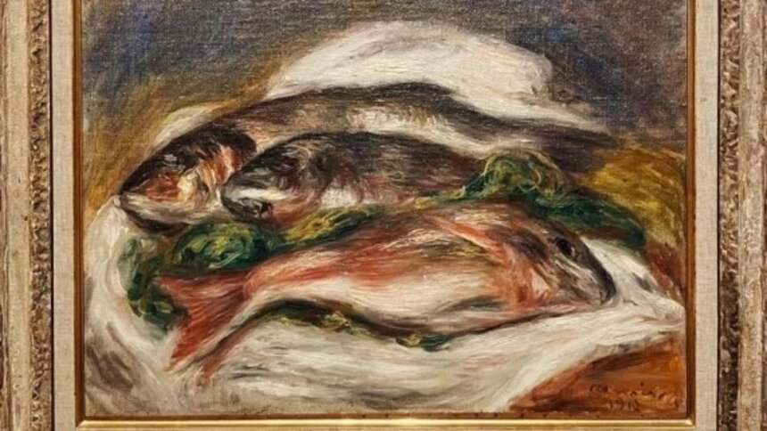 Картина Пьера-Огюста Ренаура «Рыбы», 1917 год