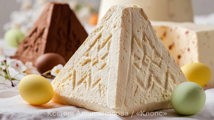 Готовимся к одному из главных христианских праздников: как самому сделать дома творожную пасху  - Новости Калининграда | Иллюстрация: Ксения Александрова / «Клопс»