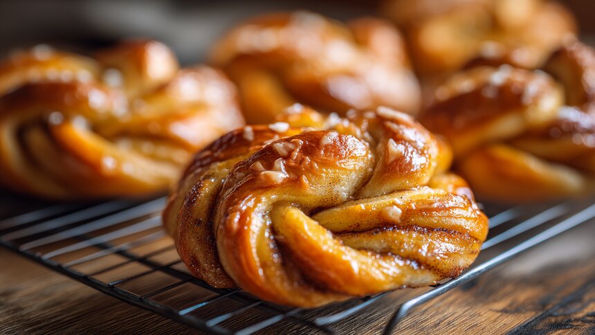 Мечта Карлсона: готовим дома скандинавские булочки канелбуллар с корицей и кардамоном  - Новости Калининграда | Иллюстрация: Ксения Александрова / «Клопс»