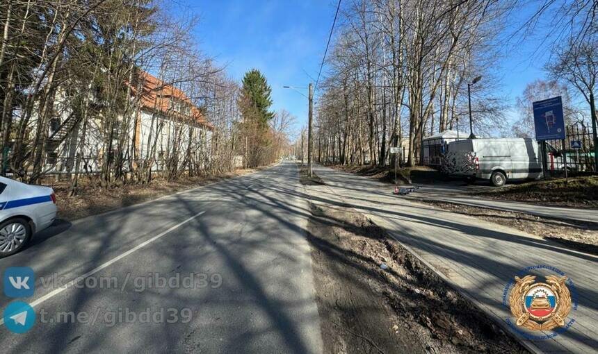 В Светлогорске микроавтобус сбил восьмилетнего мальчика на велосипеде, школьник в больнице - Новости Калининграда | Фото: канал Госавтоинспекции Калининградской области / Телеграм