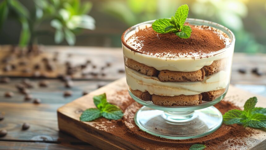 Попробовав его, гости отказываются уходить без добавки: пробуем приготовить тирамису на домашней кухне  - Новости Калининграда | Иллюстрация: Ксения Александрова / «Клопс»