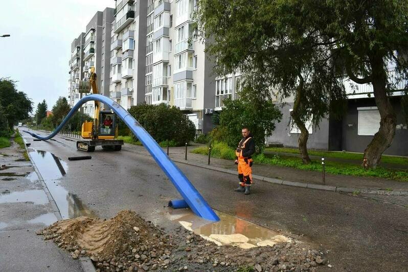 В Калининграде на Баженова проложили канализацию без вскрытия асфальта   - Новости Калининграда | Фото: министерство строительства и ЖКХ Калининградской области