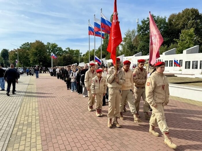 Учение– члены Юнармии активно участвуют в патриотических мероприятиях | Фото: архив Ладушкинской школы