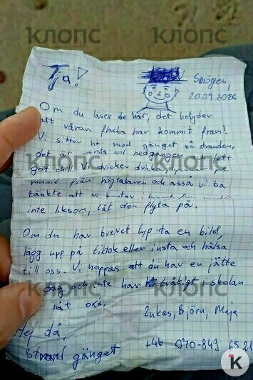«Тут просто нереальный закат»: после шторма на берег под Янтарным вынесло письмо из шведской деревушки (фото)  - Новости Калининграда | Фото: Полина