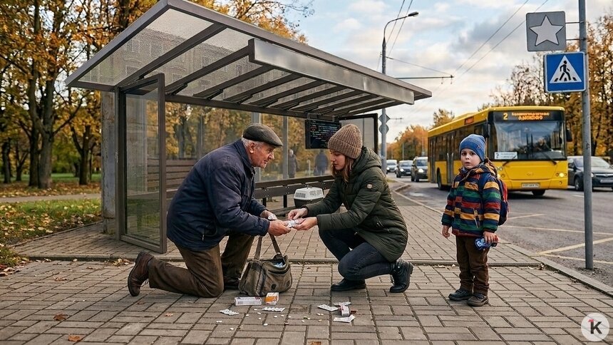 Ничей дедушка: калининградская молодая семья взяла на себя заботу об одиноком и беспомощном пожилом человеке   - Новости Калининграда | Иллюстрация: нейросеть Gemini / «Клопс»