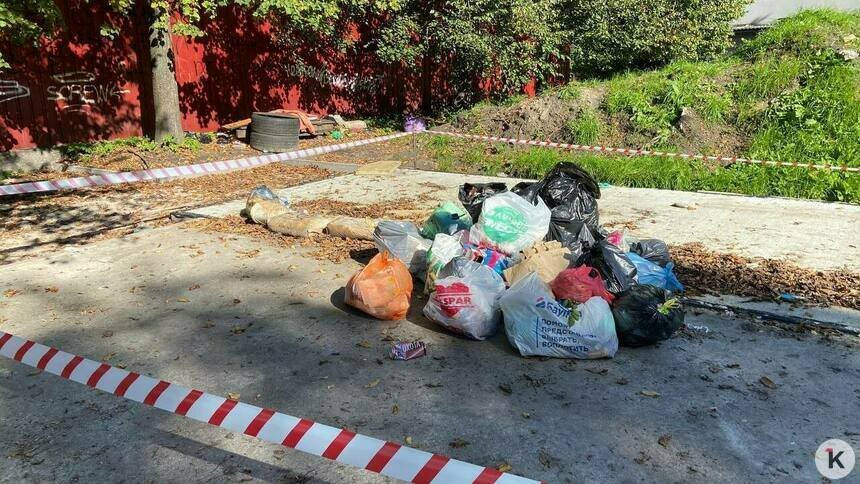 Площадку для мусора на Вагоностроительной снесли решением суда: в мэрии ответили возмущённым калининградцам   - Новости Калининграда | Фото: очевидец