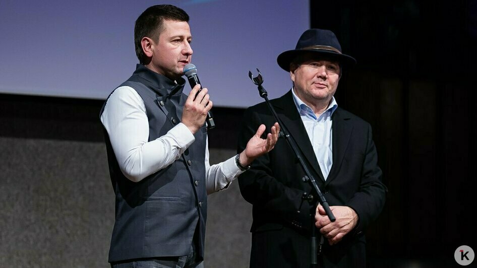 Максим Дёмин, ректор БФУ им. И. Канта, и Александр Власов, учредитель РМГ «Западная пресса» | Фото: Александр Подгорчук / «Клопс»