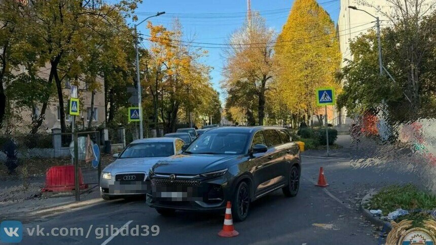 В Центральном районе Калининграда внедорожник сбил пожилого велосипедиста - Новости Калининграда | Фото: Госавтоинспекция Калининградской области