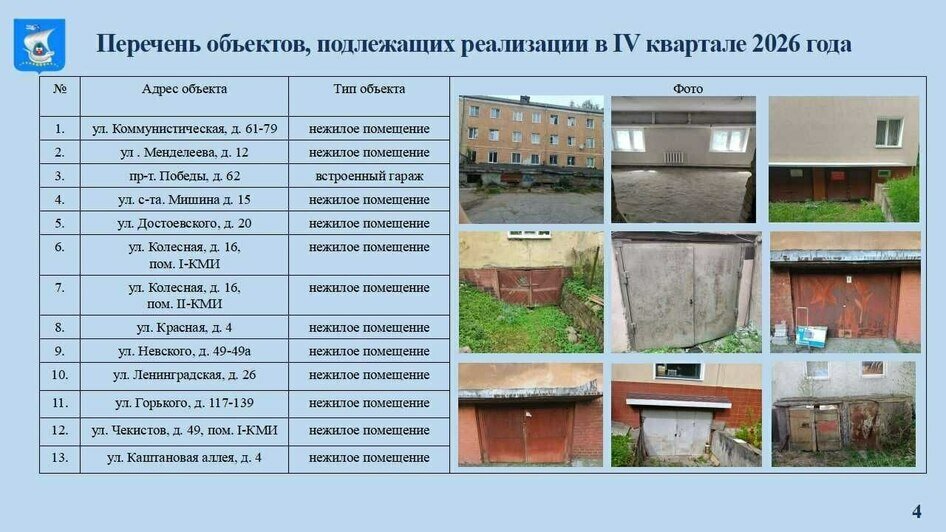 Мэрия Калининграда решила продать склады, гаражи и полуразрушенное здание - Новости Калининграда | Фото: канал администрации Калининграда / Телеграм