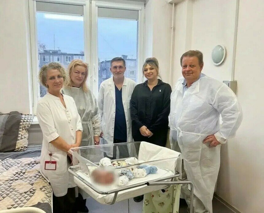 В Калининграде ребёнку пять раз переливали кровь ещё до рождения - Новости Калининграда | Фото: канал министерства здравоохранения Калининградской области / Макс