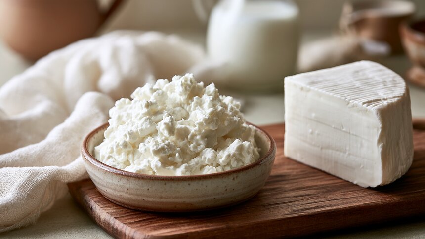 Дёшево, вкусно и качественно: делимся рецептом домашнего творога из кипячёного молока — пошаговая инструкция - Новости Калининграда | Иллюстрация: Ксения Александрова / «Клопс»