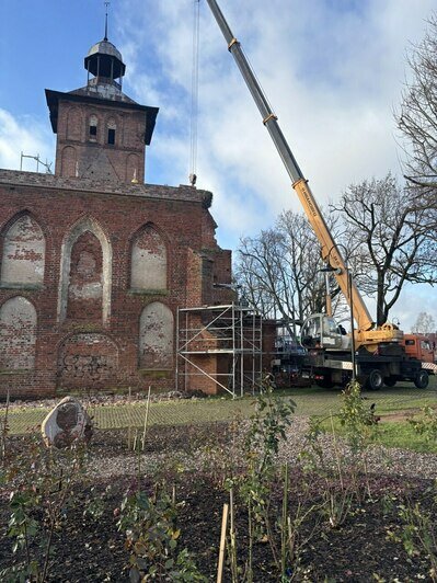 Спасти Святого Якоба: в знаменской кирхе XIV века разрушаются своды и купол башни - Новости Калининграда | Фото: Ольга Тюнина