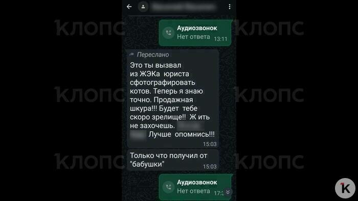 Нина Петровна угрожает мужу, узнав, что он обращался в управляющую компанию  | Скриншот сообщения 