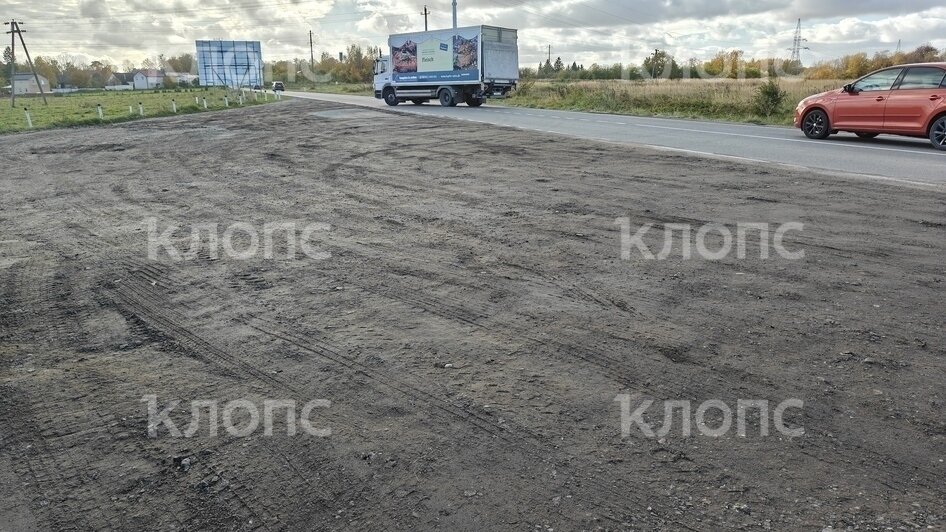 Вернуться на Приморское кольцо стало легче: у Сокольников подсыпали и выровняли место для разворота (фото) - Новости Калининграда | Фото: «Клопс»